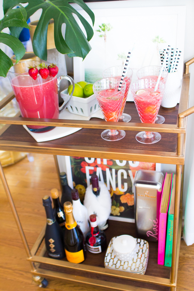 Canada Day Cocktail! Watermelon + Strawberry Sangria