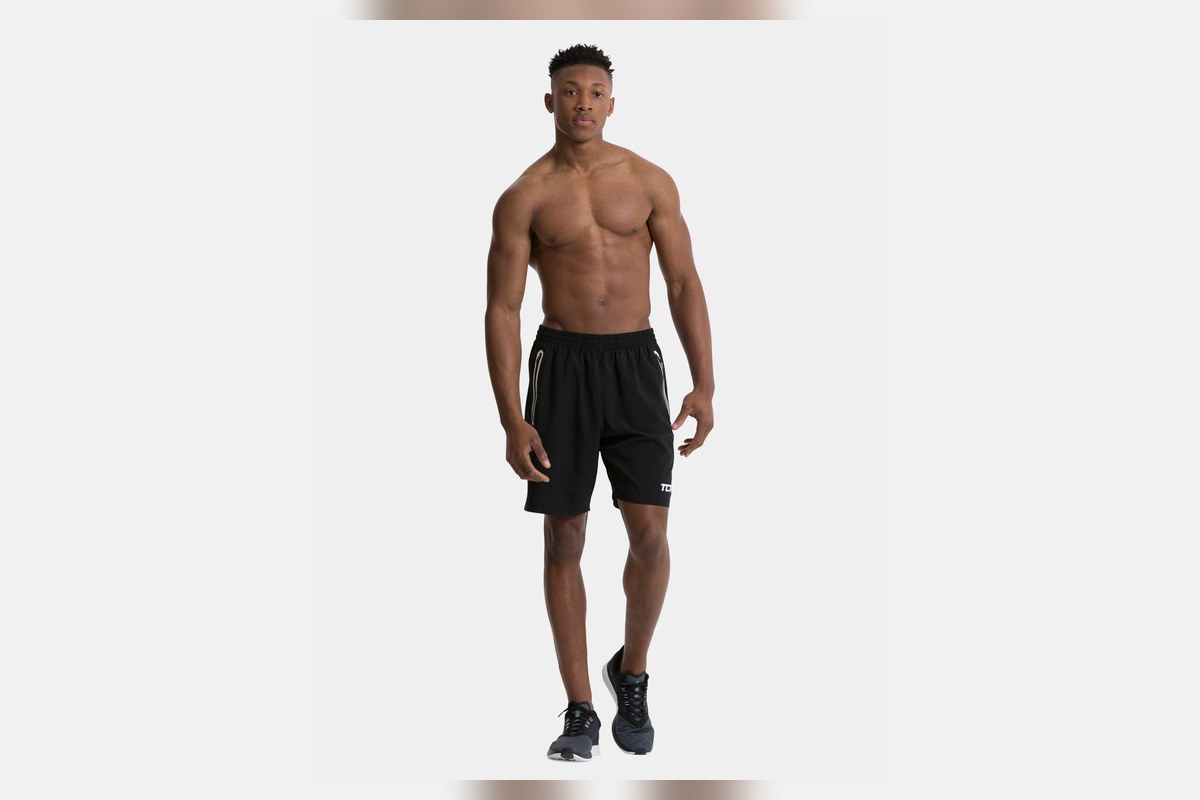 TCA Elite Tech shorts back view with clean athletic cut